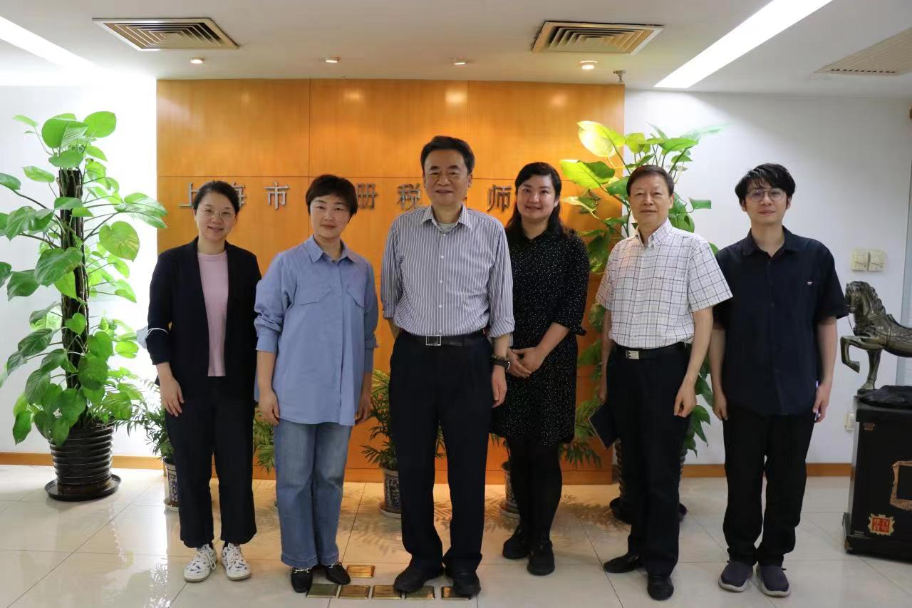 上海商学院一行拜访市税协