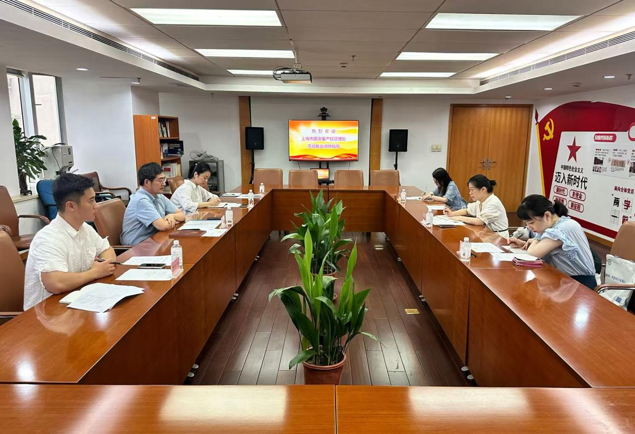 上海市国资委产权管理处来市税协调研